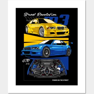 GTR E46 Street Revolution Posters and Art